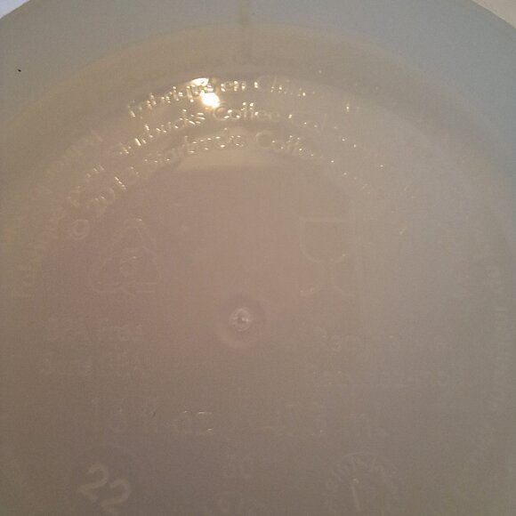 2013 Starbucks Halloween‎ Reusable 16 oz Plastic No Lid Glow In The Dark Cup - Picture 4 of 5